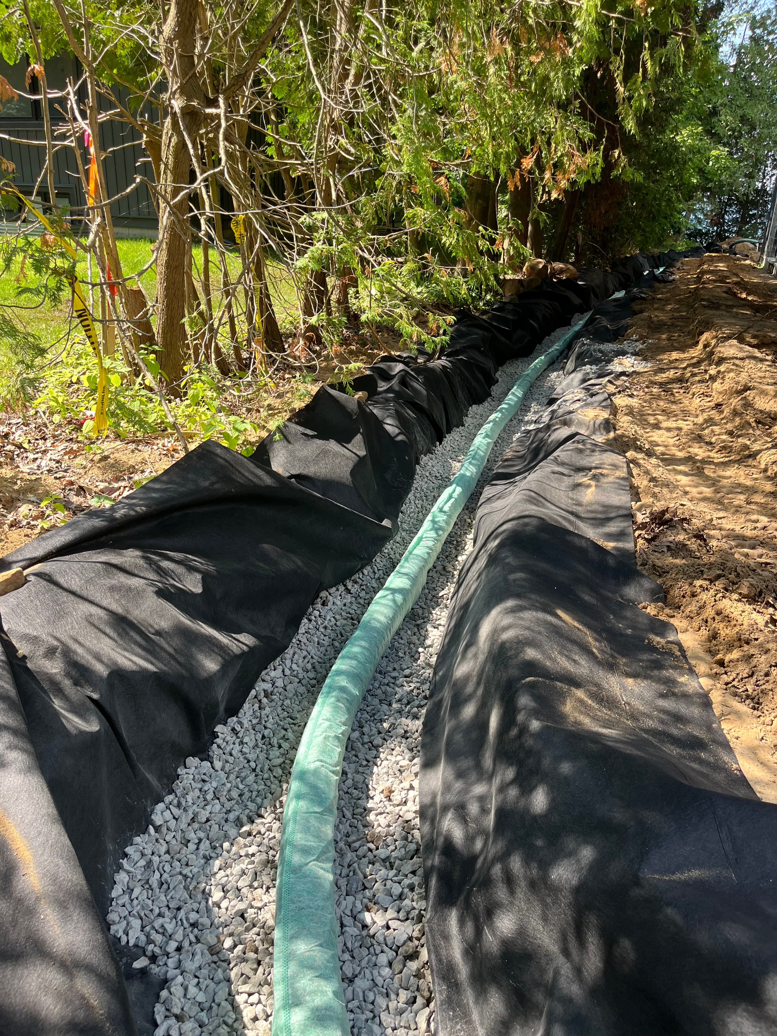 French Drain Installation